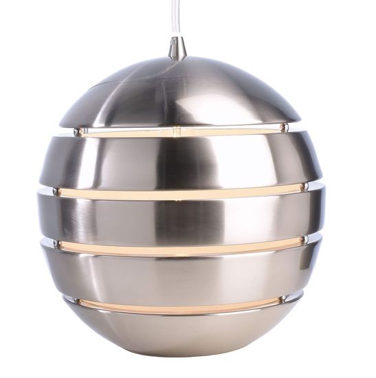 Deko-Light Pendelleuchte Ankaa 280, E27, max. 40W, Metall, Edelstahl, gebürtstet 342138