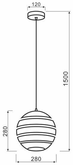 Deko-Light Pendelleuchte Ankaa 280, E27, max. 40W, Metall, Edelstahl, gebürtstet 342138