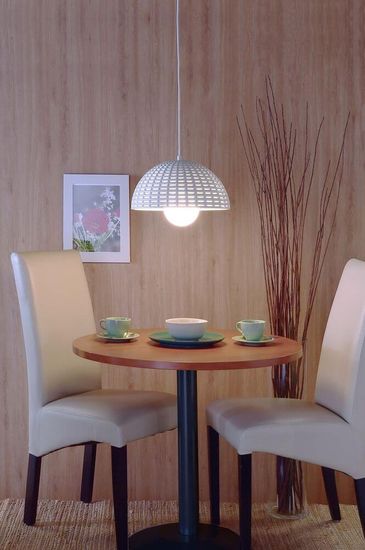 Deko-Light Pendelleuchte Basket II, E27, max. 40W, Gips, Weiß 342143