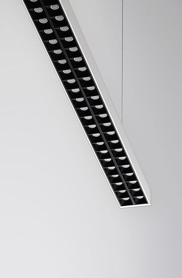 Deko-Light Pendelleuchte Office Three DALI 2.0, Neutralweiß, Aluminium, Signalweiß 342147