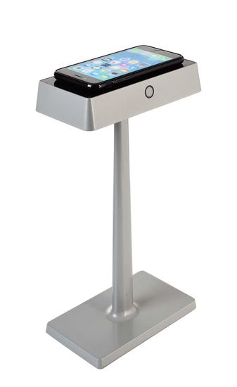 Deko-Light Tischleuchte Algieba, Warmweiß, Grau, 3,7V DC, IP54 346040