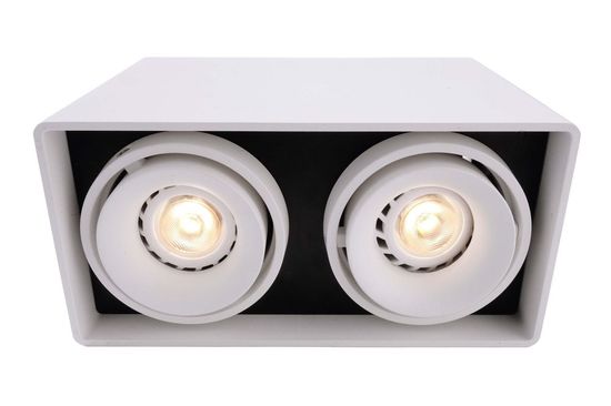 Deko-Light Deckenaufbauleuchte Mona II, GU10, 2x max. 50W, weiß 348004