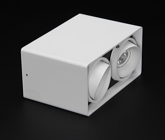 Deko-Light Deckenaufbauleuchte Mona II, GU10, 2x max. 50W, weiß 348004