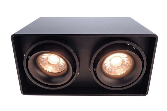 Deko-Light Deckenaufbauleuchte Mona II, GU10, 2x max. 50W, schwarz 348005