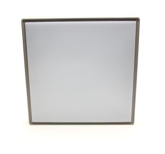 Deko-Light Deckenaufbauleuchte Quadrata III, Warmweiß, platingrau, IP65 348007