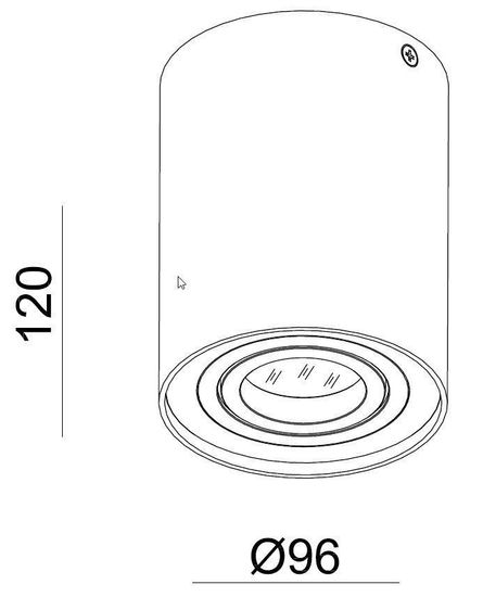 Deko-Light Deckenaufbauleuchte Bengala, GU10, max. 50W, Alu, Weiß 348023