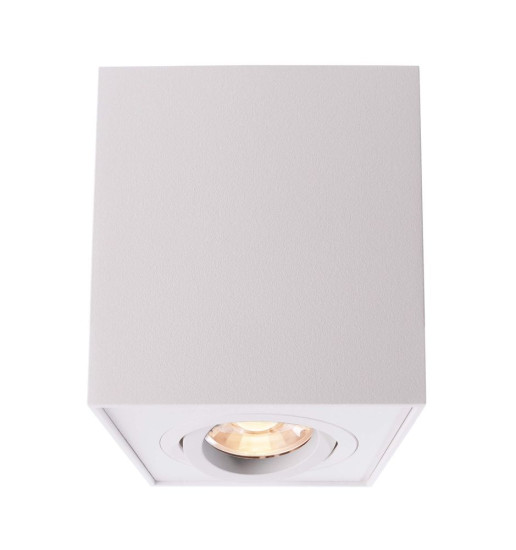 Deko-Light Deckenaufbauleuchte Dato, GU10, max. 50W, Alu, Weiß 348025