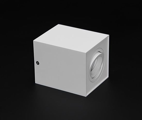 Deko-Light Deckenaufbauleuchte Dato, GU10, max. 50W, Alu, Weiß 348025