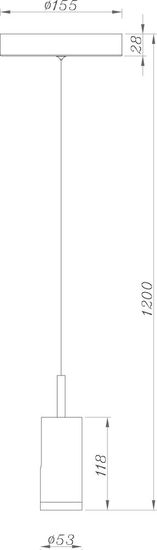 Deko-Light Pendelleuchte Dabih, Warmweiß, Metall, matt 348037