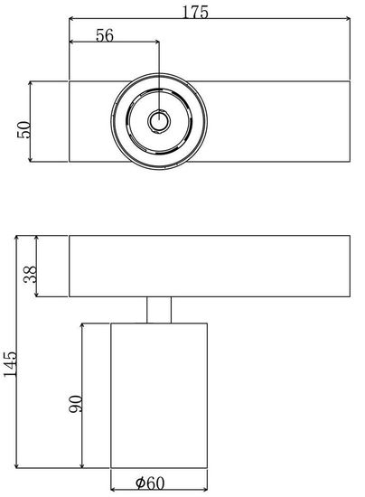 Deko-Light Deckenaufbauleuchte Klara I, Warmweiß, Alu, Weiß, matt 348042
