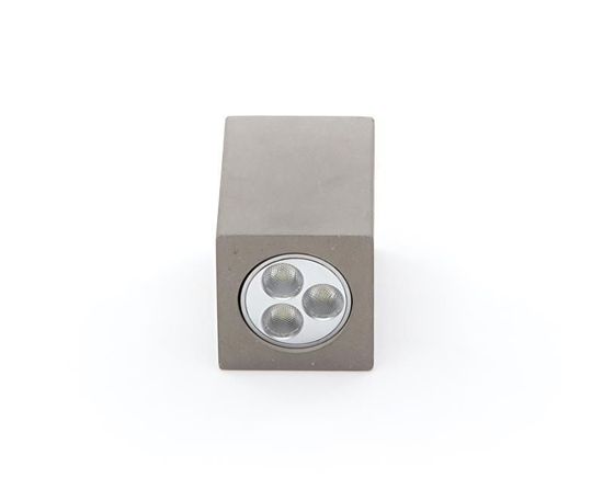 Deko-Light Deckenaufbauleuchte Naos I, GU10, max. 25W, Beton, grau 348048