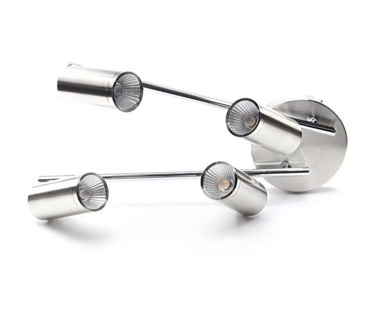 Deko-Light Deckenaufbauleuchte Becrux IV, Warmweiß, Aluminium Strangpressprofil, silber 348114