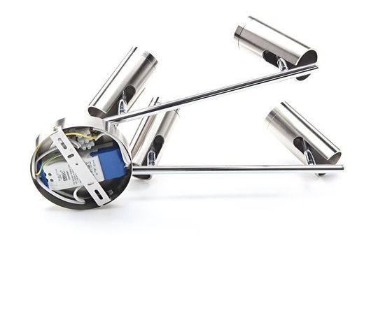 Deko-Light Deckenaufbauleuchte Becrux IV, Warmweiß, Aluminium Strangpressprofil, silber 348114