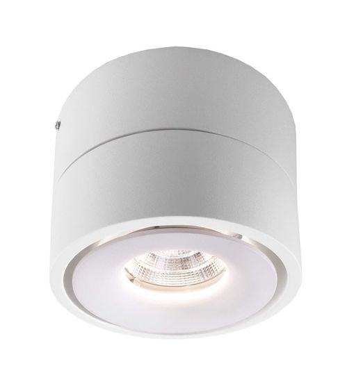 Deko-Light Deckenaufbauleuchte Uni II, Warmweiß, weiß 348124