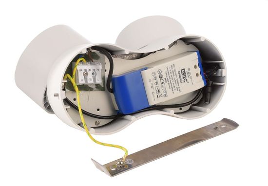 Deko-Light Deckenaufbauleuchte Uni II Double, Warmweiß, weiß 348125