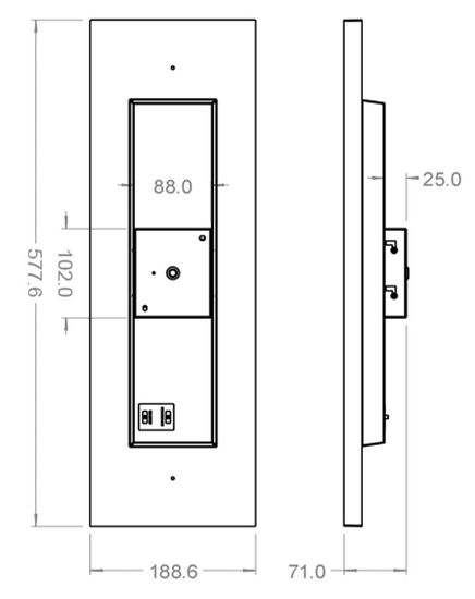 Deko-Light Deckenaufbauleuchte Draconis, Warmweiß + Neutralweiß, 220-240V AC/50Hz, 45W/ 55W/ 72W, Aluminium Druckguss 348128