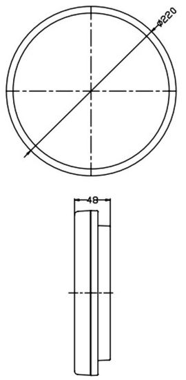 Deko-Light Deckenaufbauleuchte Altais 12W, Warmweiß + Neutralweiß + Kaltweiß, Weiß, IP54 348141