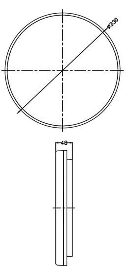 Deko-Light Deckenaufbauleuchte Altais 25W Motion, Warmweiß + Neutralweiß + Kaltweiß, Weiß, IP54 348146