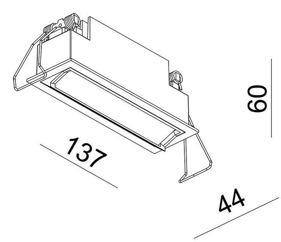 Deko-Light Deckeneinbauleuchte Ceti 5, Weiß, Warmweiß, 30° / 90°, 14-15V DC, 700mA 563006