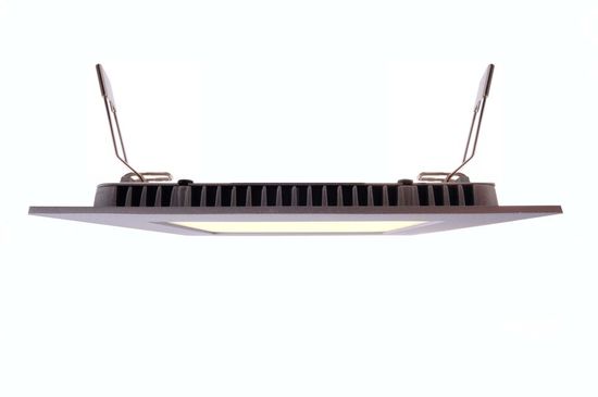 Deko-Light Deckeneinbauleuchte LED Panel Square 15, Perlhellgrau RAL 9022, Warmweiß, 110°, 36-37V DC, 350mA 565157