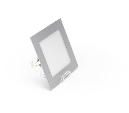 Deko-Light Deckeneinbauleuchte LED Panel Square 15, Perlhellgrau RAL 9022, Warmweiß, 110°, 36-37V DC, 350mA 565157