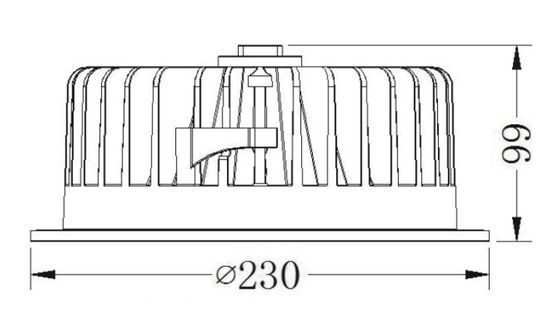 Deko-Light Deckeneinbauleuchte COB 210, Warmweiß, 60°, 35V DC, 1050mA 565184
