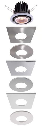 Deko-Light Deckeneinbauleuchte COB 68 Mood IP65 Dim to warm, Signalweiß, Warmweiß, 40°, IP65 565192