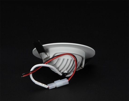 Deko-Light Deckeneinbauleuchte Saturn, weiß, Chrom, Neutralweiß, 30°, 17-18V DC, 350mA 565202