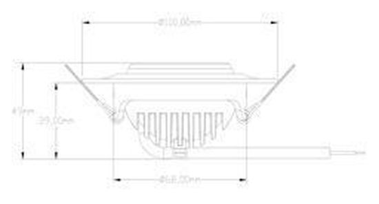 Deko-Light Deckeneinbauleuchte Saturn, schwarz, Chrom, Neutralweiß, 30°, 17-18V DC, 350mA 565203