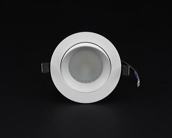 Deko-Light Deckeneinbauleuchte COB 94 RGBW, Grauweiß RAL 9002, matt, RGB + Warmweiß, 60°, 24VDC 565245