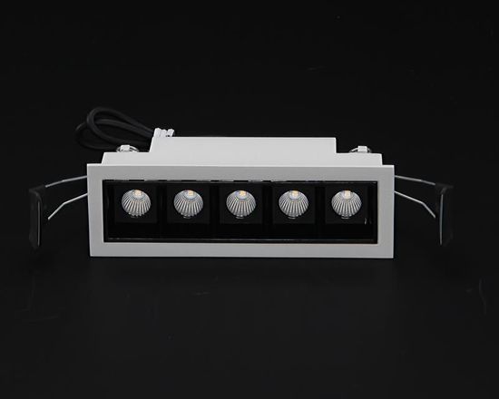 Deko-Light Deckeneinbauleuchte Ceti 5, weiß, matt, Warmweiß, 45°, 14-15V DC, 700mA 565250