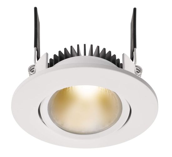 Deko-Light Deckeneinbauleuchte COB-68-350mA-2700K-rund, Signalweiß, Warmweiß, 45°, 16-17V DC, 350mA 565279