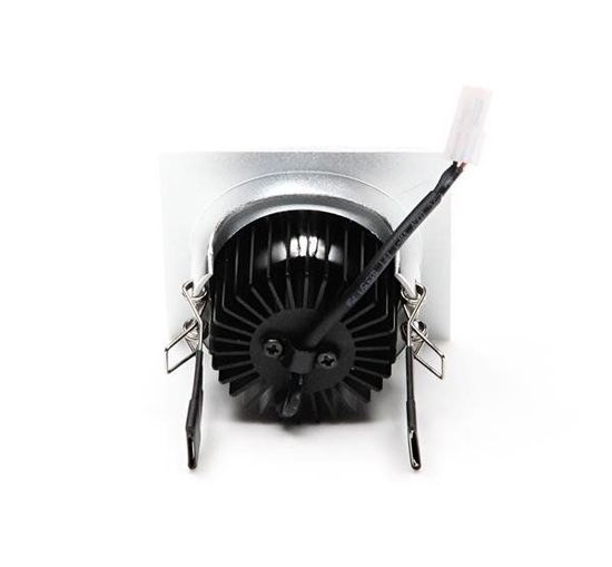 Deko-Light Deckeneinbauleuchte COB-68-350mA-2700K-eckig, silber, Warmweiß, 45°, 16-17V DC, 350mA 565282