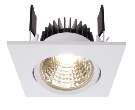 Deko-Light Deckeneinbauleuchte COB-68-350mA-2700K-eckig, Signalweiß, Warmweiß, 45°, 16-17V DC, 350mA 565283