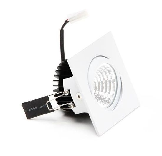 Deko-Light Deckeneinbauleuchte COB-68-350mA-2700K-eckig, Signalweiß, Warmweiß, 45°, 16-17V DC, 350mA 565283