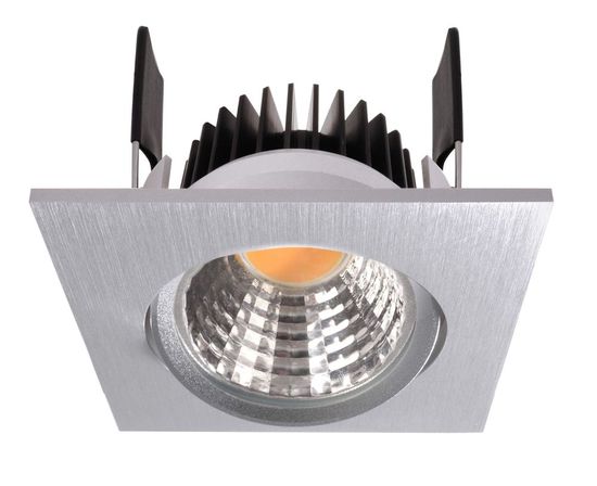 Deko-Light Deckeneinbauleuchte COB-68-350mA-4000K-eckig, silber, Neutralweiß, 45°, 16-17V DC, 350mA 565284