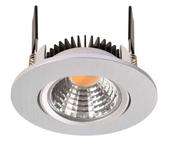 Deko-Light Deckeneinbauleuchte COB-68-24V-2700K-rund, silber, Warmweiß, 45°, 24VDC 565299