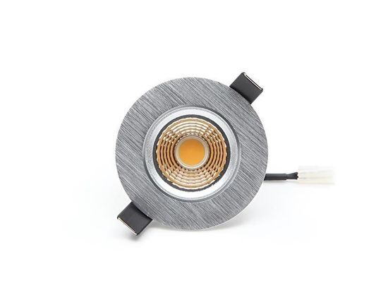 Deko-Light Deckeneinbauleuchte COB-68-24V-2700K-rund, silber, Warmweiß, 45°, 24VDC 565299