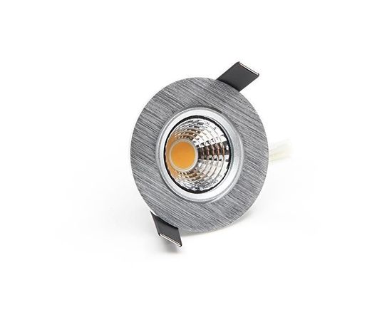 Deko-Light Deckeneinbauleuchte COB-68-24V-4000K-rund, silber, Neutralweiß, 45°, 24VDC 565301