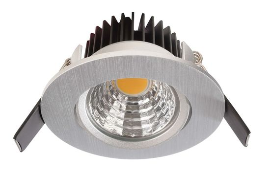Deko-Light Deckeneinbauleuchte COB-68-24V-4000K-rund, silber, Neutralweiß, 45°, 24VDC 565305
