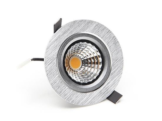 Deko-Light Deckeneinbauleuchte COB-95-24V-4000K-rund, silber, Neutralweiß, 45°, 24VDC 565309