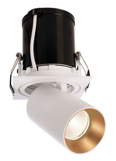 Deko-Light Deckeneinbauleuchte Rigel Mini Square Single, weiß, matt, Warmweiß, 35°, 21-22V DC, 500mA, 11W 565312