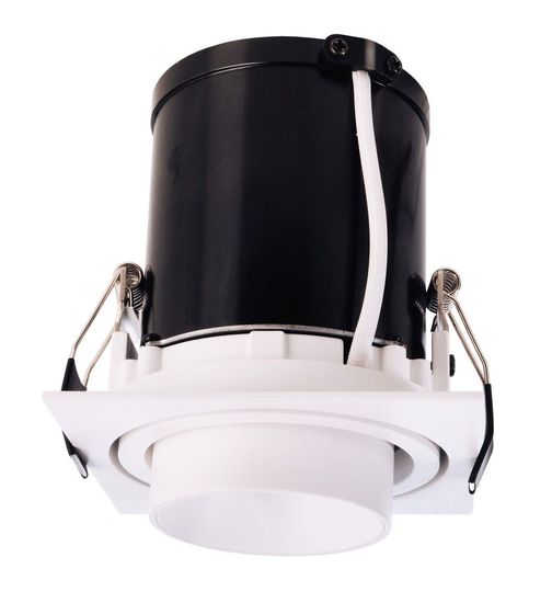 Deko-Light Deckeneinbauleuchte Rigel Mini Square Single, weiß, matt, Warmweiß, 35°, 21-22V DC, 500mA, 11W 565312