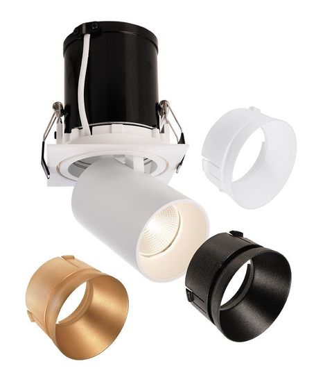 Deko-Light Deckeneinbauleuchte Rigel Mini Square Single, weiß, matt, Warmweiß, 35°, 21-22V DC, 500mA, 11W 565312