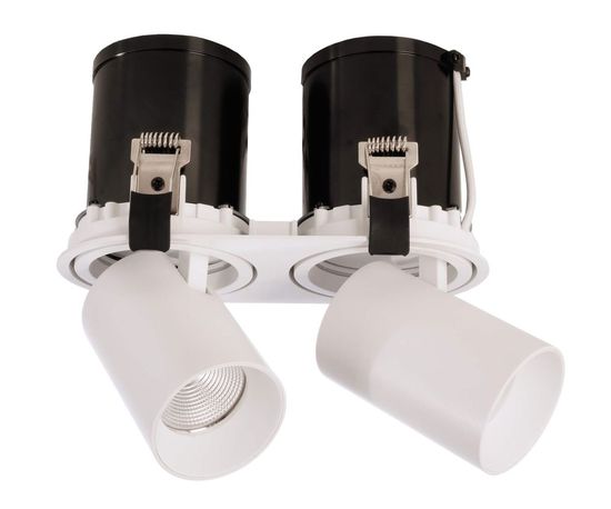 Deko-Light Deckeneinbauleuchte Rigel Mini Round Double, weiß, matt, Warmweiß, 35°, 21-22V DC, 500mA, 22W 565313