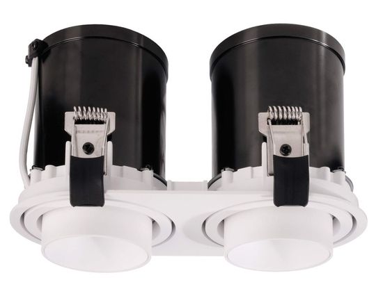 Deko-Light Deckeneinbauleuchte Rigel Mini Round Double, weiß, matt, Warmweiß, 35°, 21-22V DC, 500mA, 22W 565313