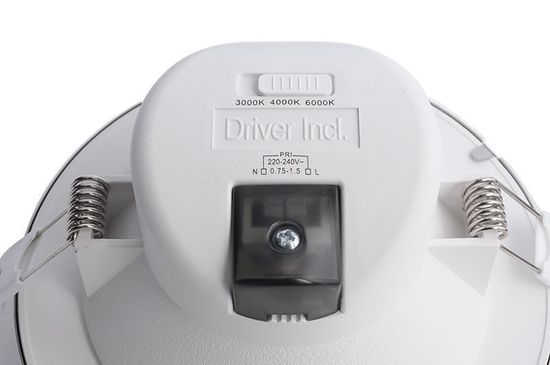 Deko-Light Deckeneinbauleuchte Acrux 145, matt, Warmweiß + Neutralweiß + Kaltweiß, 90°, 130mA 565318