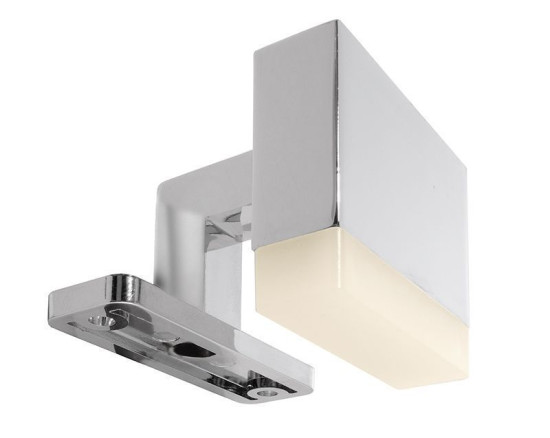 Deko-Light Möbelaufbauleuchte Ayleen I, Warmweiß, Alu, Silber, Chrom 687086