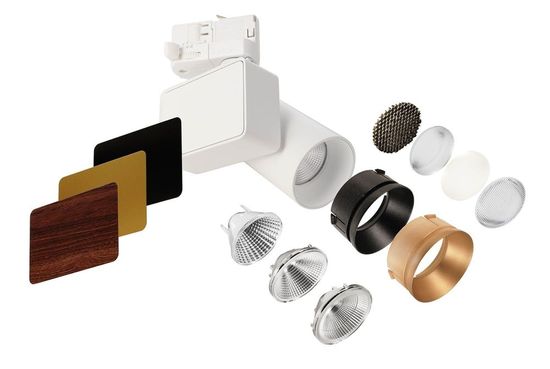 Deko-Light Schienensystem 3-Phasen 230V, Nihal Mini, Warmweiß, weiß 707036