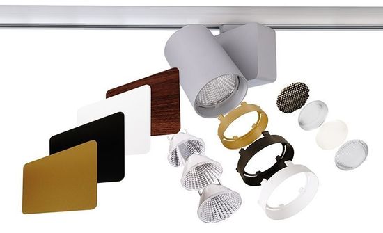 Deko-Light Schienensystem 3-Phasen 230V, Nihal, Warmweiß, silber 707056